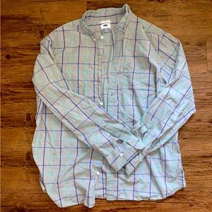 Men's XL Old Navy Slim Fit Long Sleeve Button Down Shirt